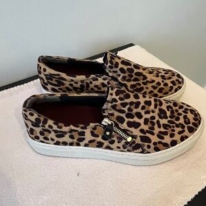 Brand New Dr. Scholl's Women's Leopard Slip-on Sneaker - Size 8.5 Wide